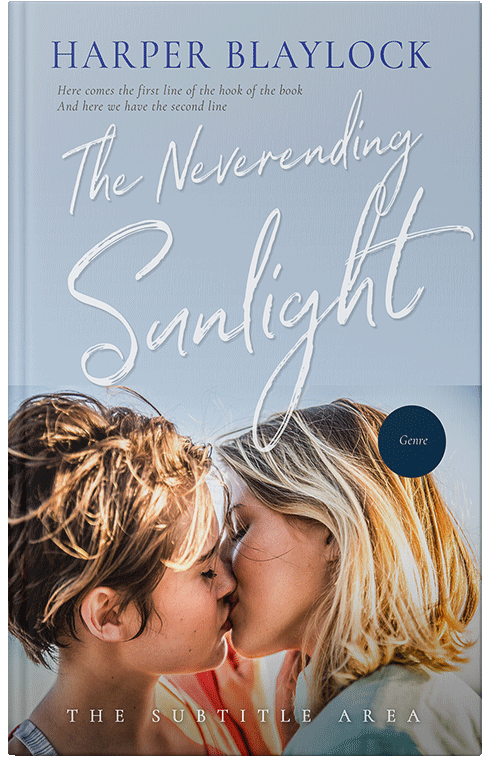 Front view of Premade Romance Book Cover - Silver Sand