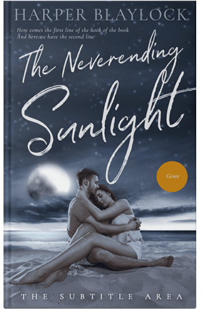 Pre Made Book Cover Ebony Clay