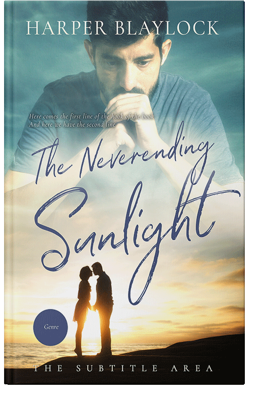 Front view of Premade Health & Mind & Body Book Cover - Spectra