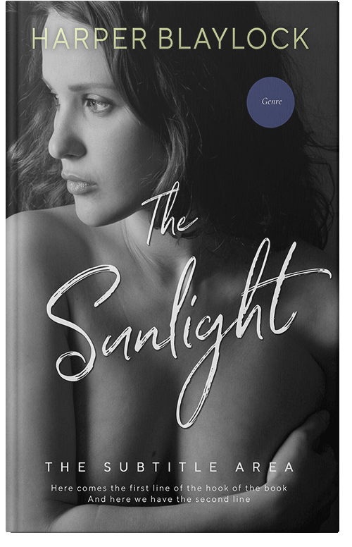 Front view of Premade Erotica Book Cover - Shark