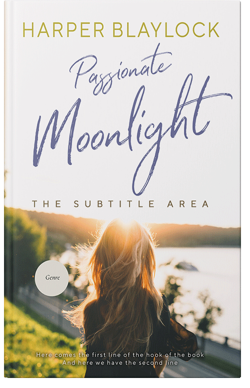 Front view of Fuscous Gray #6782 - Premade Romance Book Cover