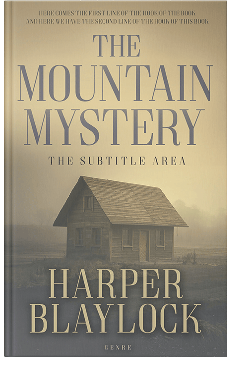 Front view of Pale Oyster #6787 - Premade Mystery & Thriller & Suspense Book Cover