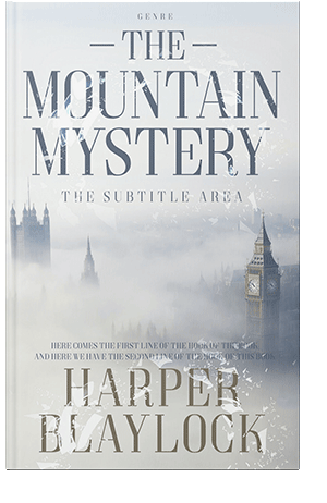 Pre Made Book Cover Black Haze