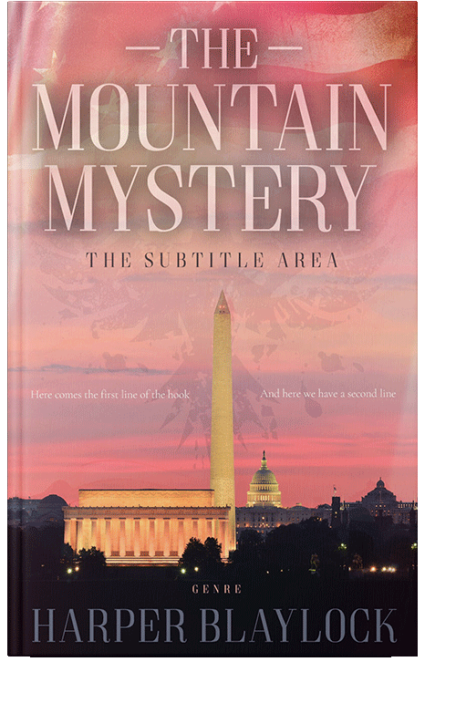 Front view of Petite Orchid #6792 - Premade Mystery & Thriller & Suspense Book Cover