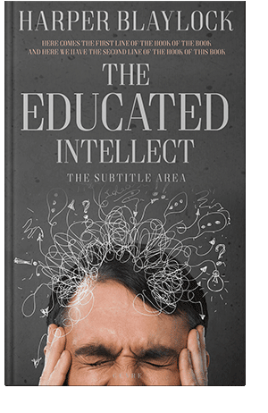 Pre Made Book Cover Fuscous Gray