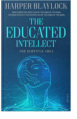 Pre Made Book Cover Catalina Blue