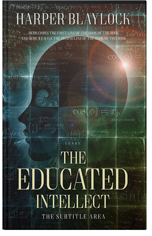 Front view of Premade Education Book Cover - Heavy Metal