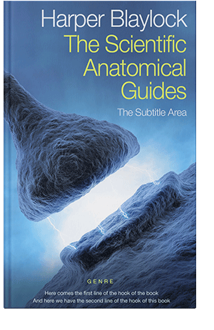 Pre Made Book Cover Chambray