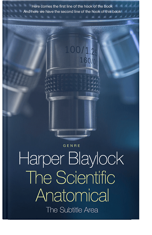 Front view of Cello #6807 - Premade Science & Nature Book Cover