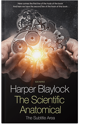 Pre Made Book Cover Tan