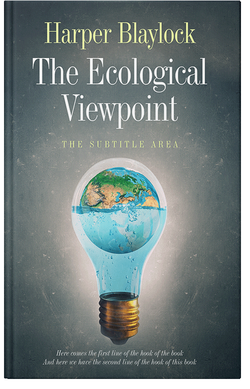 Front view of Premade Science & Nature Book Cover - Corduroy