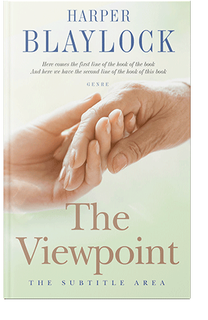 Pre Made Book Cover Ecru White