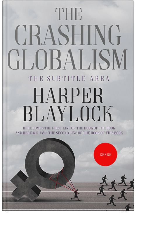 Front view of French Gray #6824 - Premade Business Book Cover