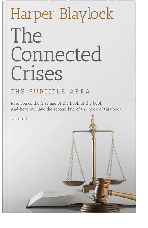 Front view of Pearl Bush #6828 - Premade Business Book Cover