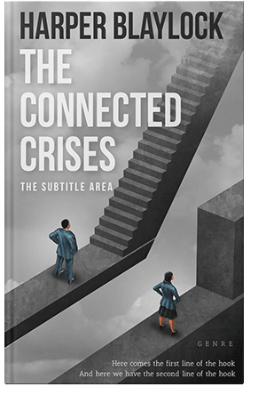 Pre Made Book Cover Dusty Gray