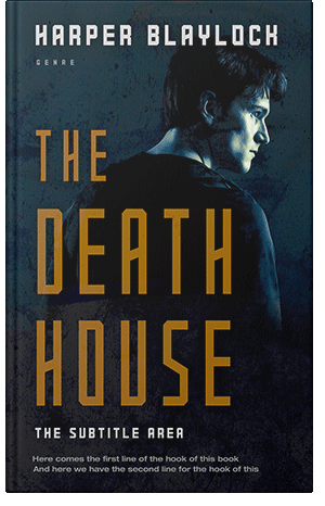 Pre Made Book Cover Ebony