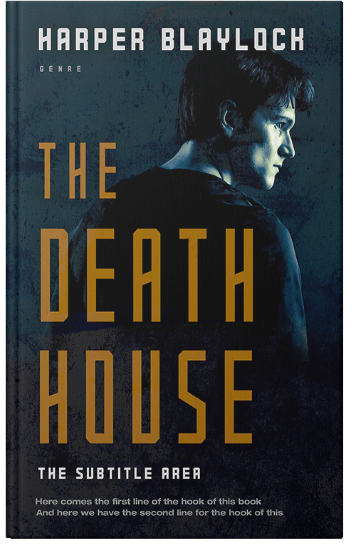 Front view of Premade Mystery & Thriller & Suspense Book Cover - Ebony