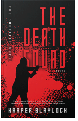 Pre Made Book Cover Alizarin Crimson