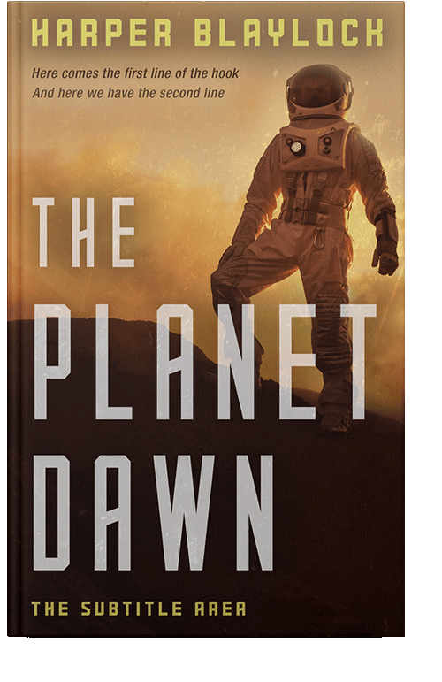 Front view of Wood Bark #6848 - Premade Science Fiction Book Cover