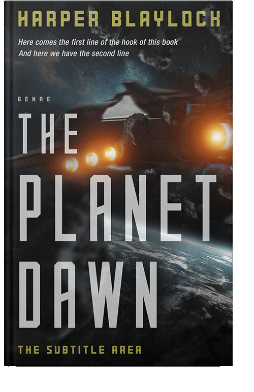 Front view of Bison Hide #6849 - Premade Apocalyptica Book Cover