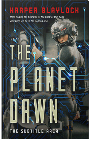 Pre Made Book Cover Vanilla