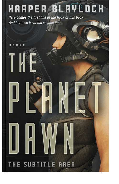 Front view of Rodeo Dust #6855 - Premade Science Fiction Book Cover | BookCoverZone