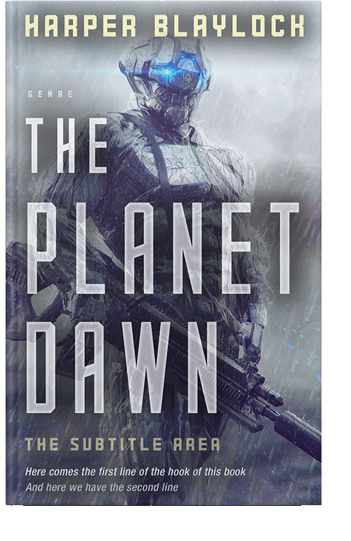 Front view of Bombay #6856 - Premade Apocalyptica Book Cover