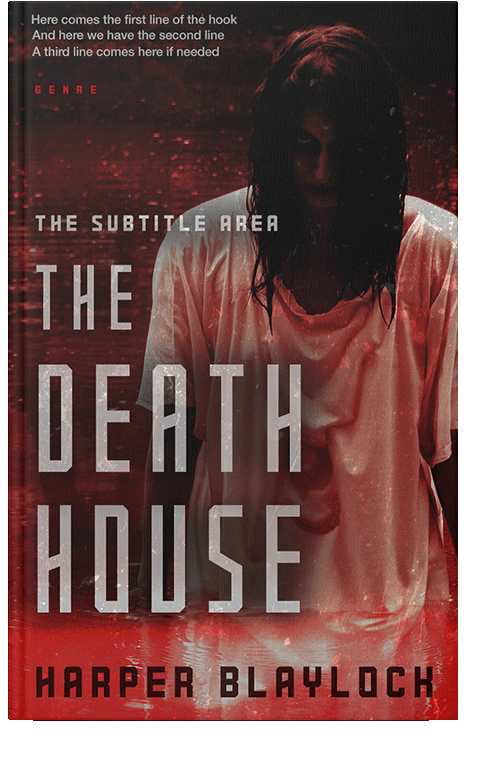 Front view of Coffee Bean #6865 - Premade Horror Book Cover