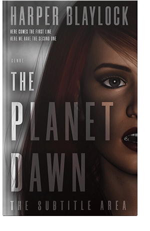 Pre Made Book Cover Cocoa Brown