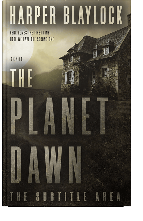 Front view of Chino #6874 - Premade Mystery & Thriller & Suspense Book Cover