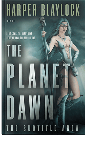 Pre Made Book Cover Outer Space