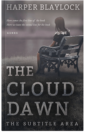 Pre Made Book Cover Ship Gray