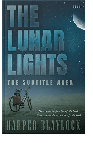 Pre Made Book Cover Blue Dianne