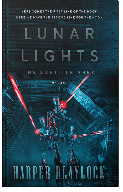 Front view of Premade Science Fiction Book Cover - Black Pearl