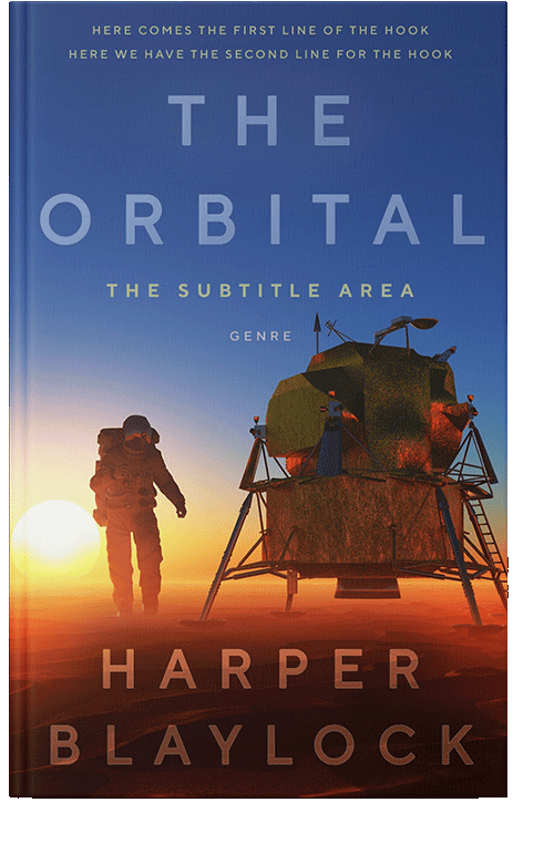 Front view of St Tropaz #6891 - Premade Science Fiction Book Cover