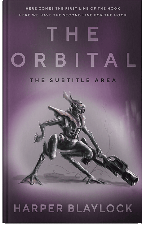 Front view of Thunder #6893 - Premade Science Fiction Book Cover