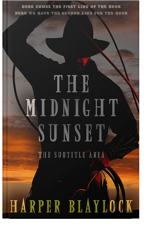 Front view of Copper #6898 - Premade Action & Adventure Book Cover