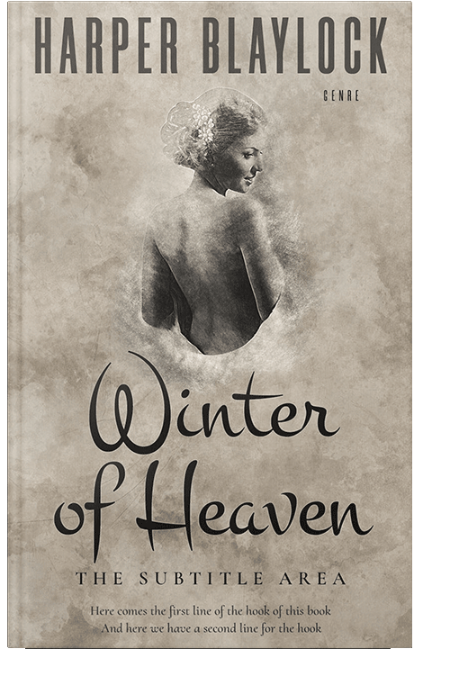 Front view of Bison Hide #6915 - Premade Historical Book Cover