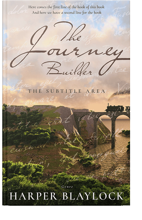 Front view of Lisbon Brown #6929 - Premade Travel Book Cover