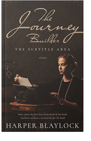 Pre Made Book Cover Cocoa Brown