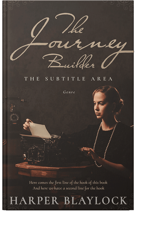 Front view of Cocoa Brown #6934 - Premade Romance Book Cover