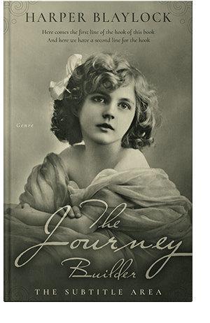 Pre Made Book Cover Flax Smoke