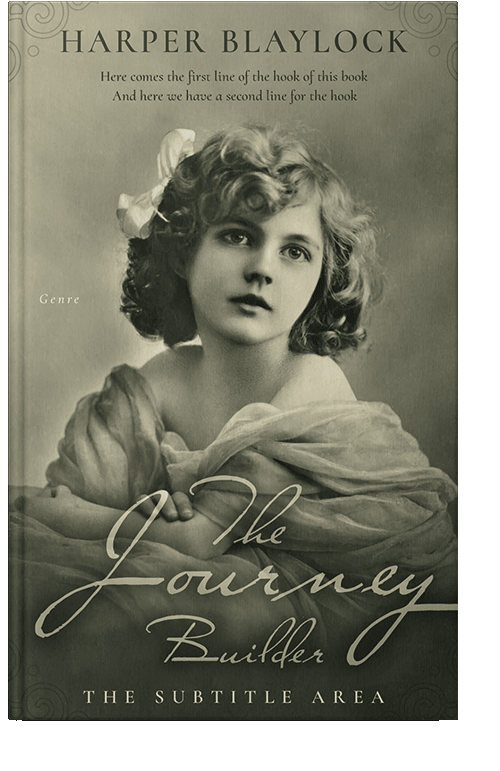 Front view of Flax Smoke #6935 - Premade Historical Book Cover