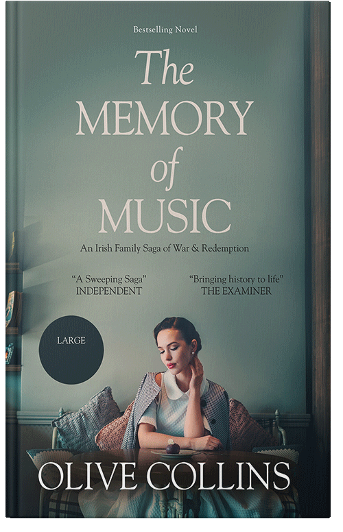 Front view of Premade Historical Book Cover - Blue Smoke