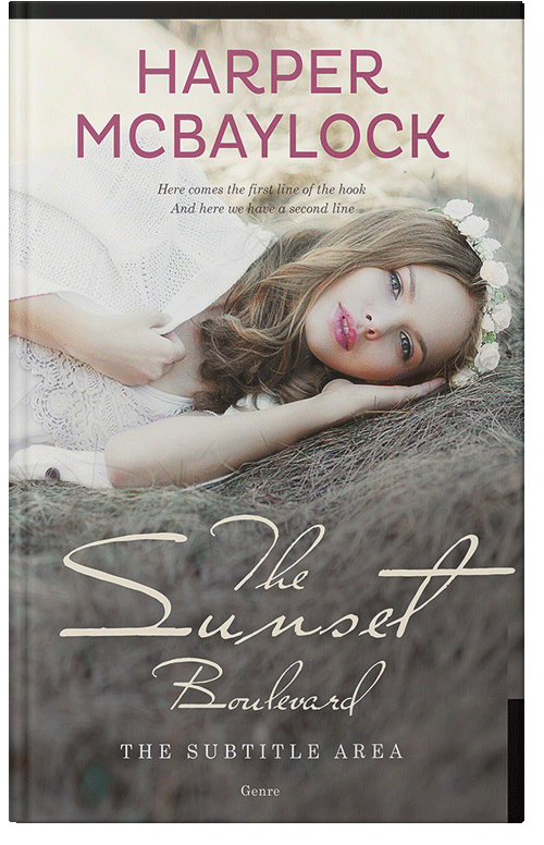 Front view of Premade Romance Book Cover - Americano