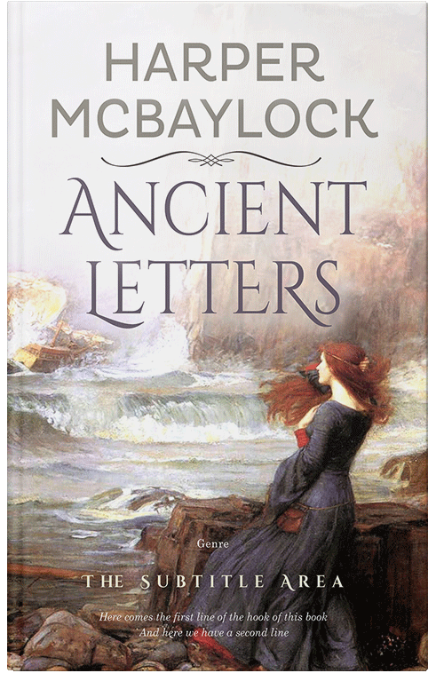 Front view of Masala #6959 - Premade Historical Book Cover