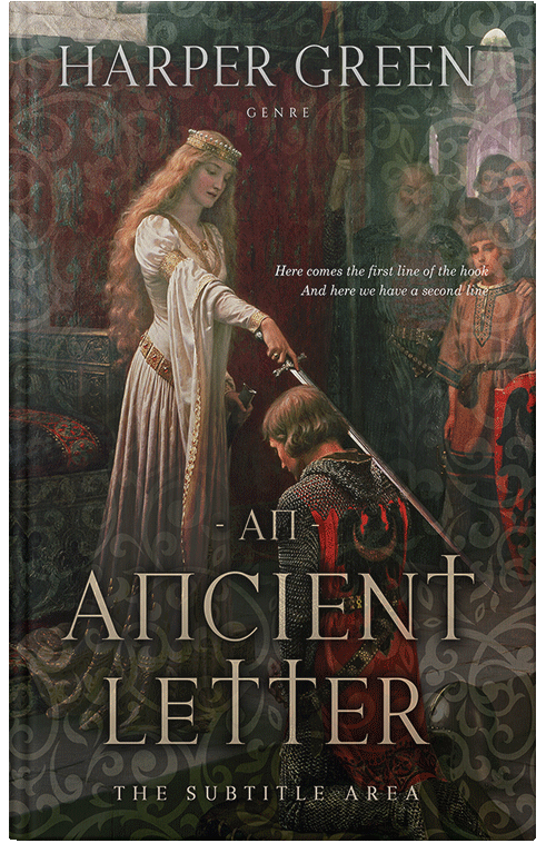 Front view of Premade Historical Book Cover - Zeus