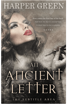 Pre Made Book Cover Sandstone