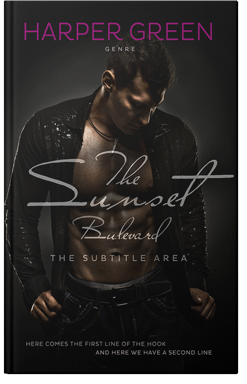 Front view of Zeus #6963 - Premade Erotica Book Cover