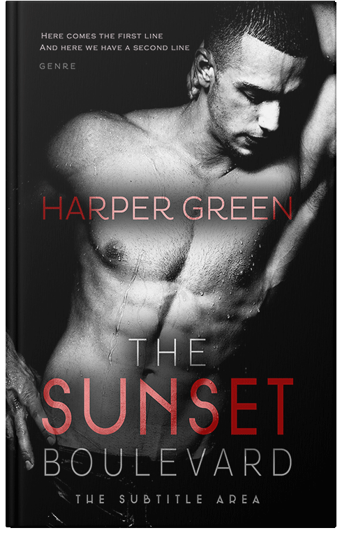 Front view of Premade Erotica Book Cover - Pink Swan